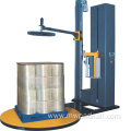 Automatic pre-stretch pallet wrapping machine